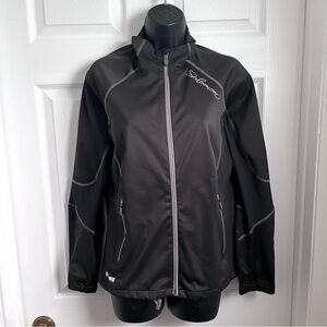 Salomon Light Jacket Windstopper gray Women Medium athletic activewear